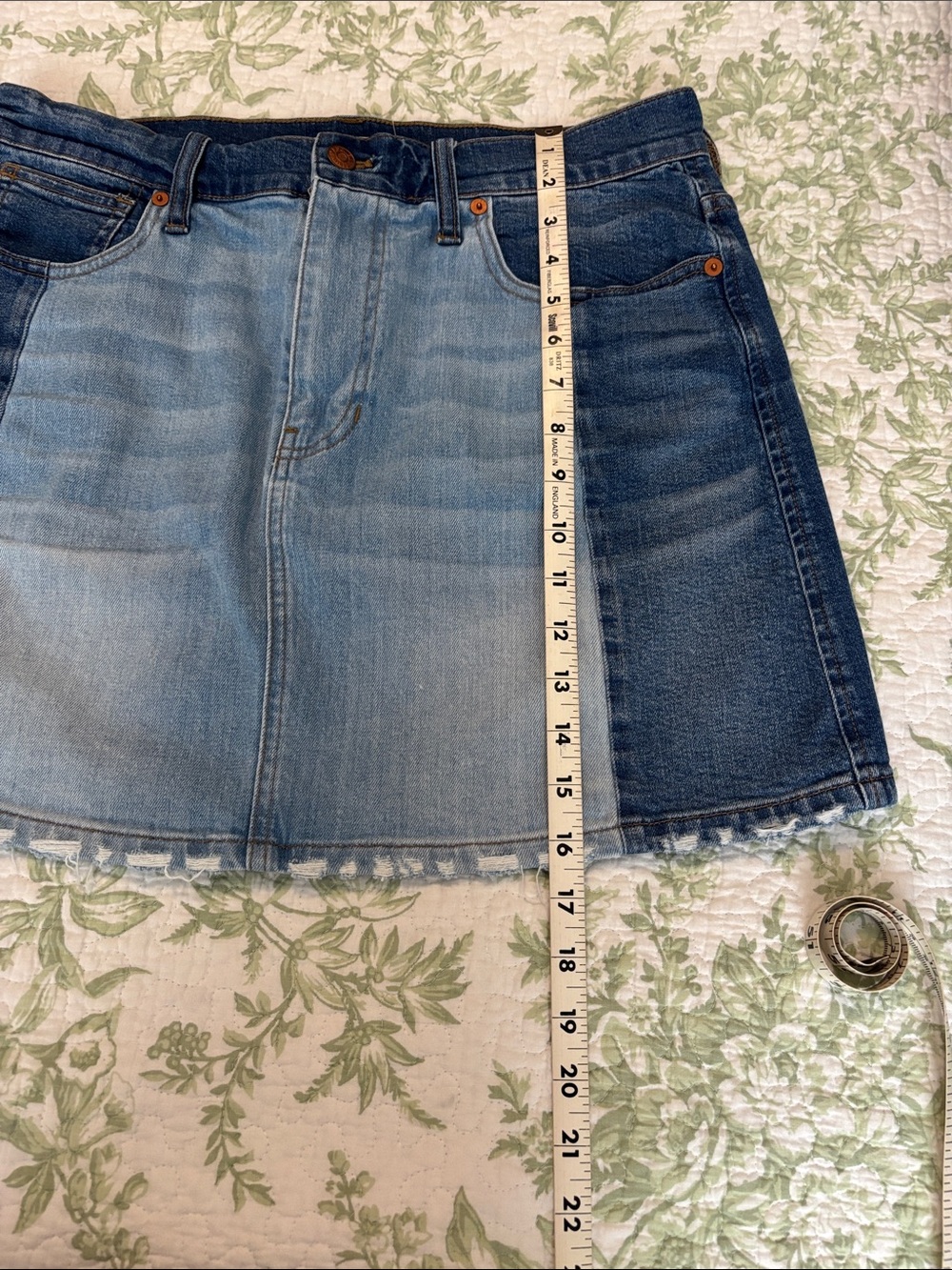 Madewell Jean skirt - Picture 6 of 7